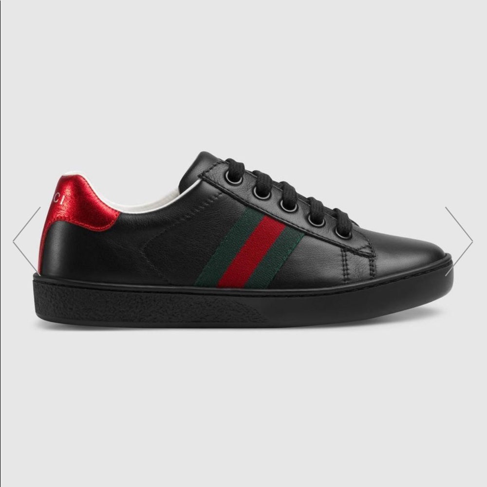 Gucci Toddler Boy Ace Leather Sneakers